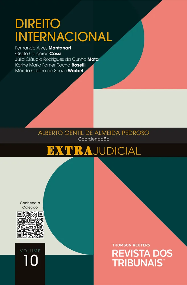 Capa de O Direito e o Extrajudicial – Direito Internacional, Vol. 10