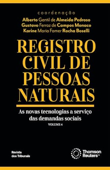 Capa de Registro Civil de Pessoas Naturais – Vol. 4: As novas tecnologias a serviço das demandas sociais